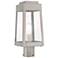 Oslo 15 1/4" High Brushed Nickel Outdoor Post Light