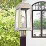 1_Oslo 15 1/4" High Brushed Nickel Outdoor Post Light
