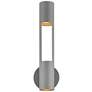 Oslo 18 1/4" High Textured Graphite LED Outdoor Wall Light