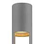 Oslo 18 1/4" High Textured Graphite LED Outdoor Wall Light
