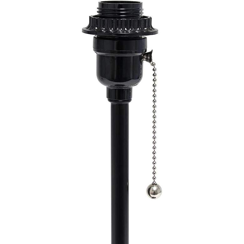 Image 5 Oslo 19 1/2" High Black USB Table Desk Lamp with White Shade more views