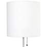 Oslo 19 1/2" High White USB Table Desk Lamp with White Shade