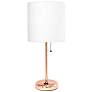 Oslo 19 1/2"H Gold Outlet Table Desk Lamp with White Shade