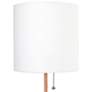 Thumbnail3 of Oslo 19 1/2"H Gold Outlet Table Desk Lamp with White Shade more views