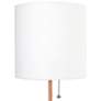 Oslo 19 1/2"H Gold Outlet Table Desk Lamp with White Shade