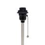 5_Oslo 19 1/2"H Steel Outlet Table Desk Lamp with Black Shade more views