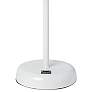 Oslo 19 1/2"H White Outlet Table Desk Lamp with Gray Shade