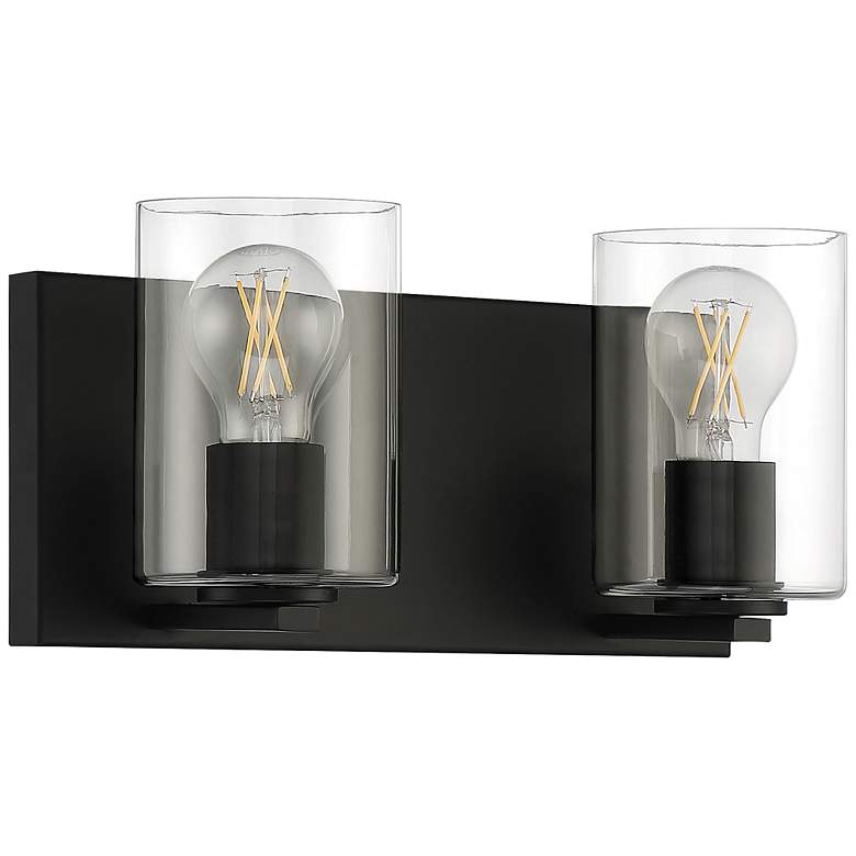 Image 1 Oslo 2 Light LED Vanity - Matte Black