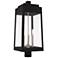 Oslo 24 3/4" High Black 3-Light Outdoor Post Light
