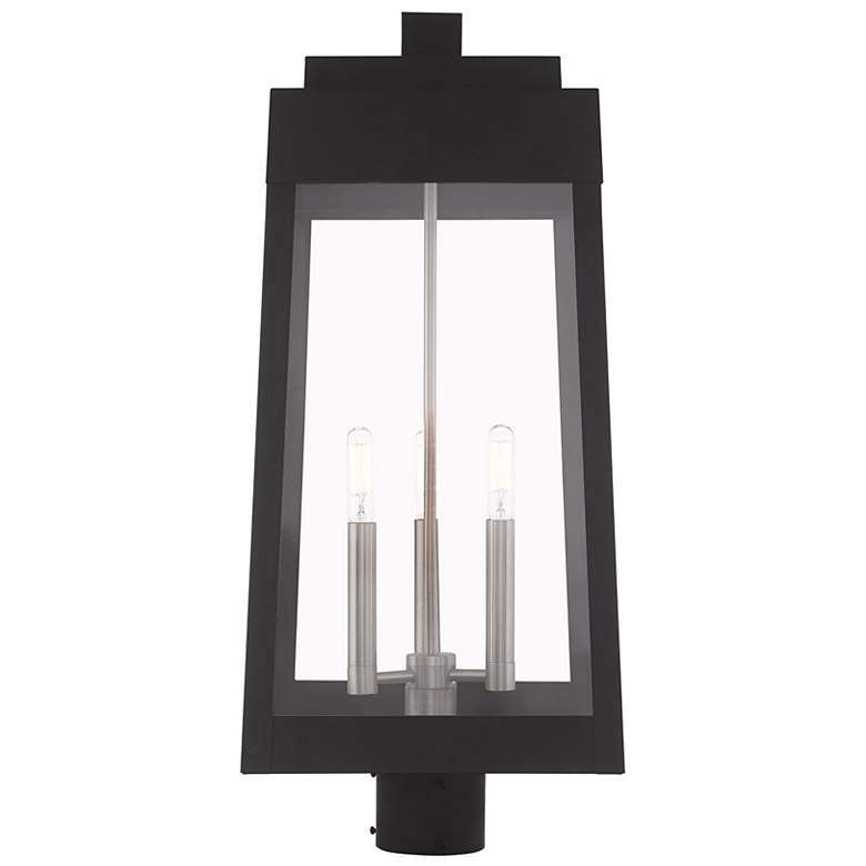 Image 5 Oslo 24 3/4" High Black 3-Light Outdoor Post Light more views