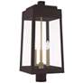 3_Oslo 24 3/4" High Bronze Outdoor Lantern Post Light more views