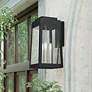 Thumbnail1 of Oslo 3 Light Black Outdoor Wall Lantern
