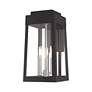 Thumbnail3 of Oslo 3 Light Black Outdoor Wall Lantern more views