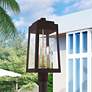 1_Oslo 3 Light Bronze Outdoor Post Top Lantern