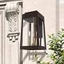 1_Oslo 3 Light Bronze Outdoor Wall Lantern