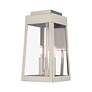 6_Oslo 3 Light Brushed Nickel Outdoor Wall Lantern more views