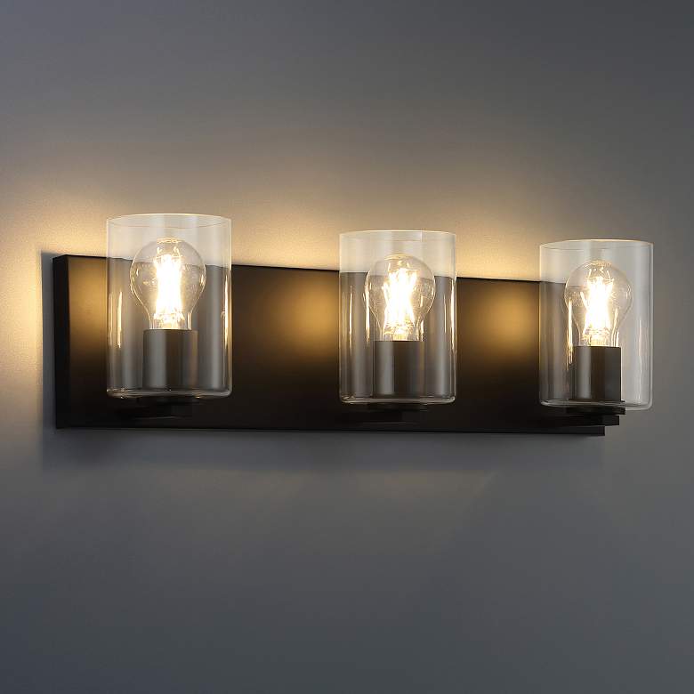 Image 1 Oslo 3 Light LED Vanity - Matte Black