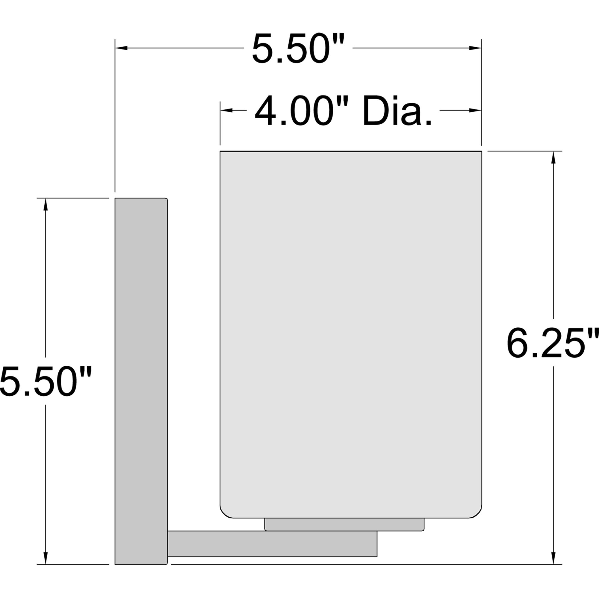 Oslo 3 Light LED Vanity - Matte Black