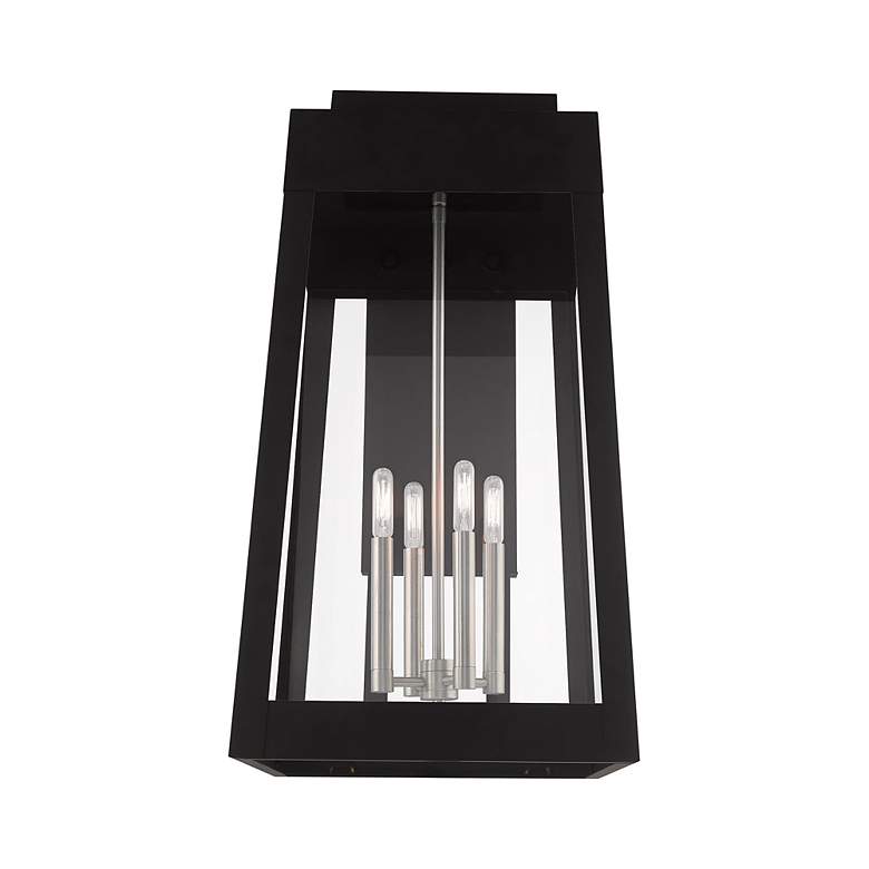 Image 5 Oslo 4 Light Black Outdoor Wall Lantern more views
