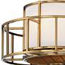 2_Oslo 4-Light Fan D'Lier in Warm Brass more views