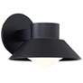 2_Oslo 6 1/2" High Black LED Outdoor Wall Light