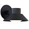 Oslo 6 1/2" High Black LED Outdoor Wall Light