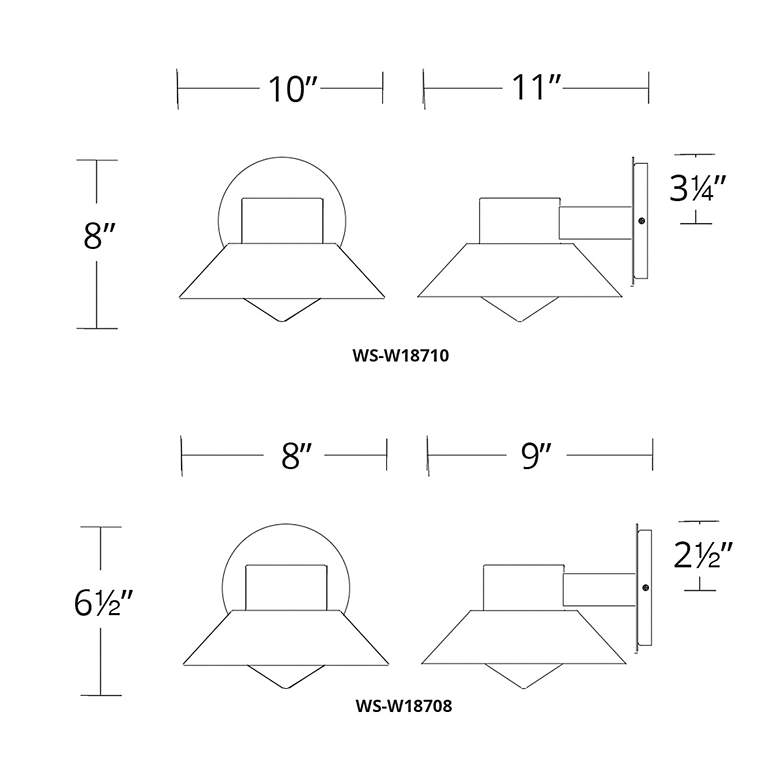 Image 4 Oslo 6 1/2" High Black LED Outdoor Wall Light more views