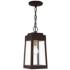 Oslo 6 1/4" Wide Bronze Outdoor Lantern Mini Pendant Light