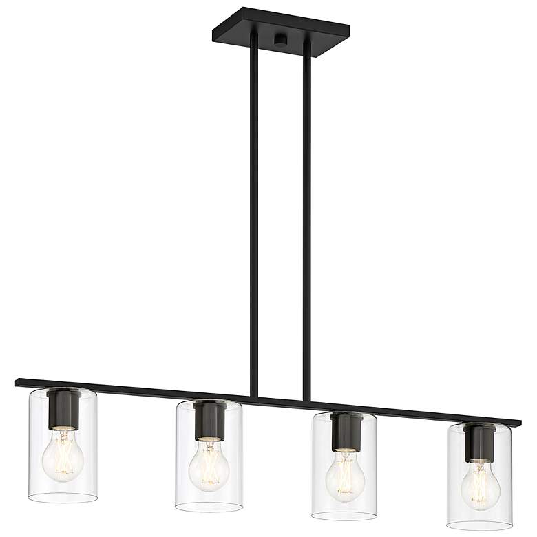 Image 2 Oslo LED Linear Pendant - Matte Black