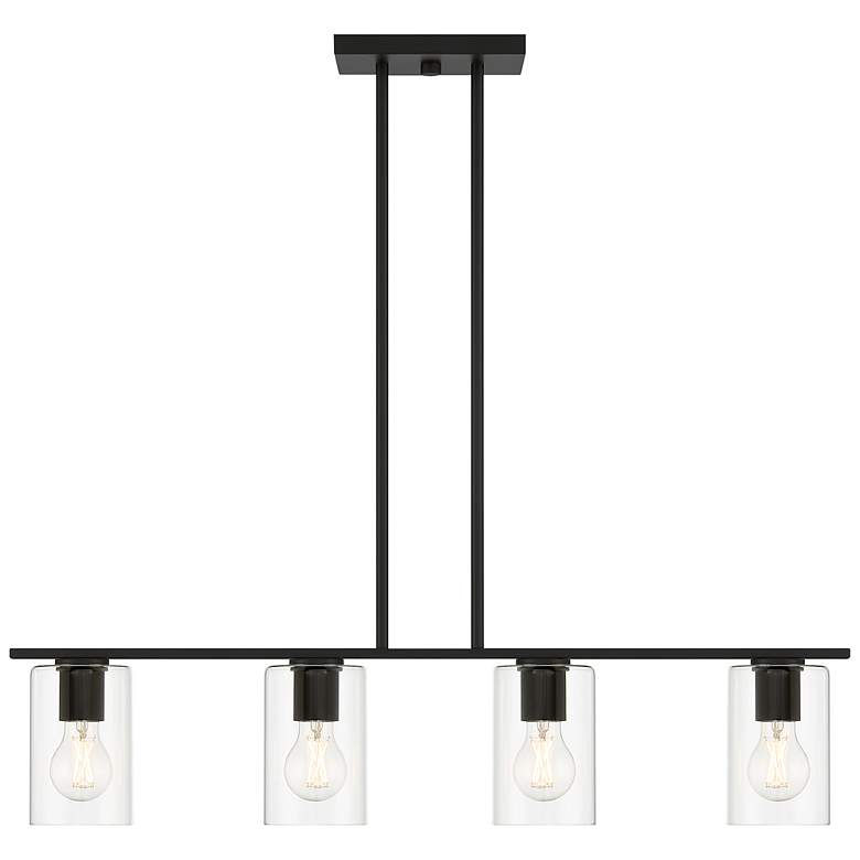 Image 3 Oslo LED Linear Pendant - Matte Black more views