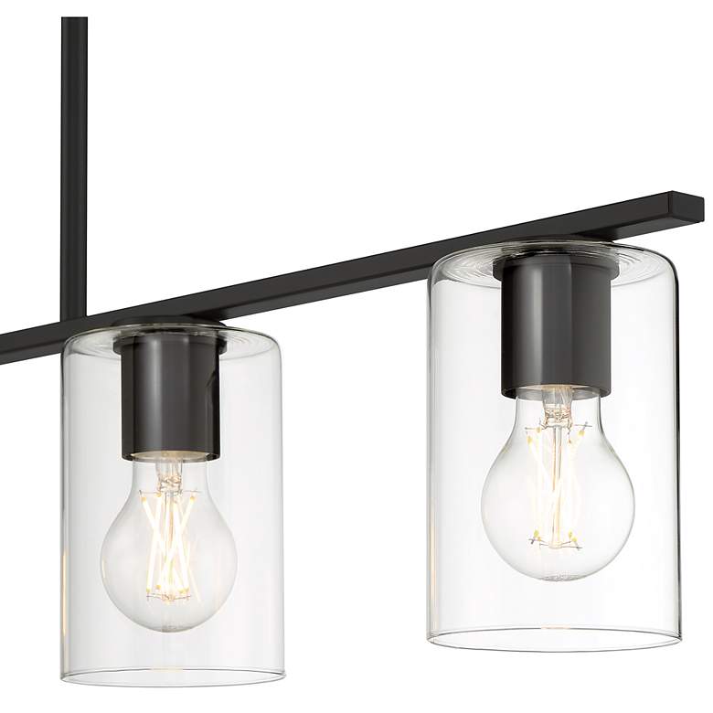 Image 5 Oslo LED Linear Pendant - Matte Black more views