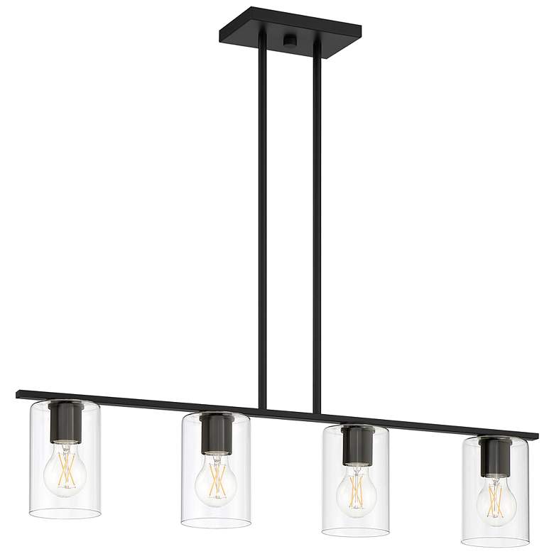 Image 6 Oslo LED Linear Pendant - Matte Black more views