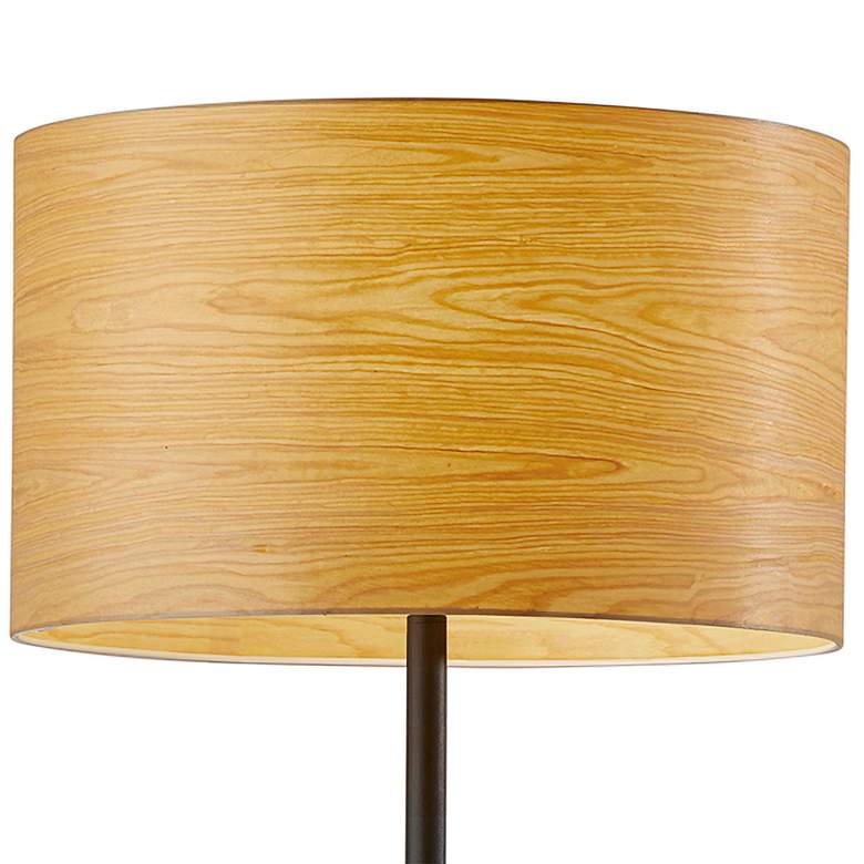 Image 3 Oslo Matte Black Metal Floor Lamp more views