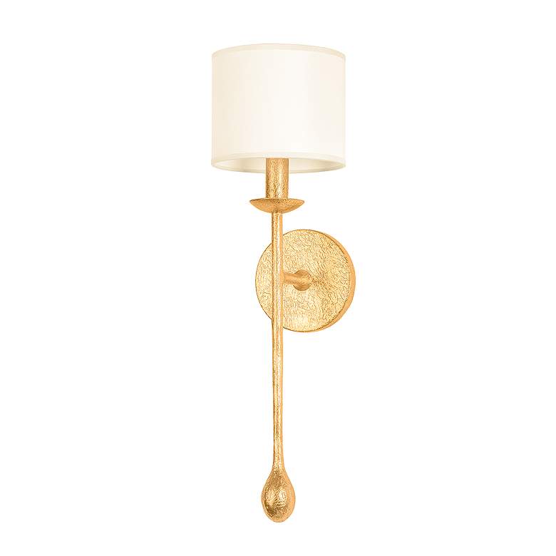 Image 2 Osmond 21" High Vintage Gold Wall Sconce more views