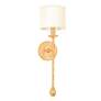 3_Osmond 21" High Vintage Gold Wall Sconce more views