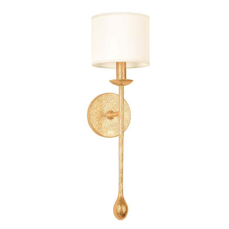 Image 4 Osmond 21" High Vintage Gold Wall Sconce more views