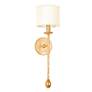 4_Osmond 21" High Vintage Gold Wall Sconce more views