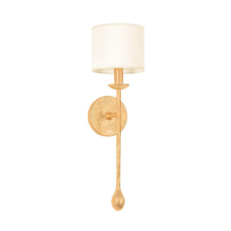 Image 5 Osmond 21" High Vintage Gold Wall Sconce more views