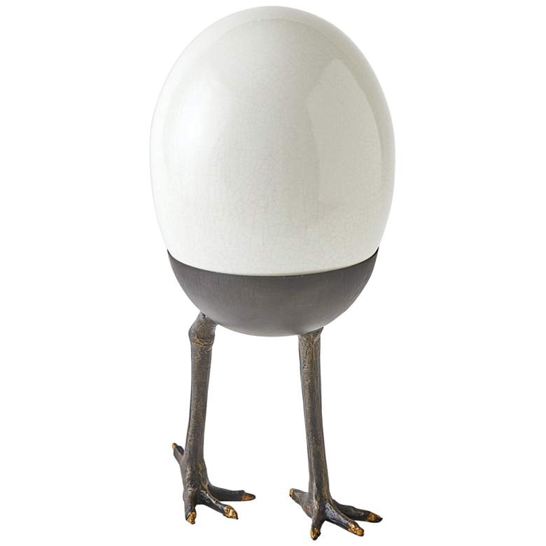 Image 1 Ostrich Egg on Legs-Walking
