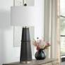 Osun Black Tapered Column Table Lamp