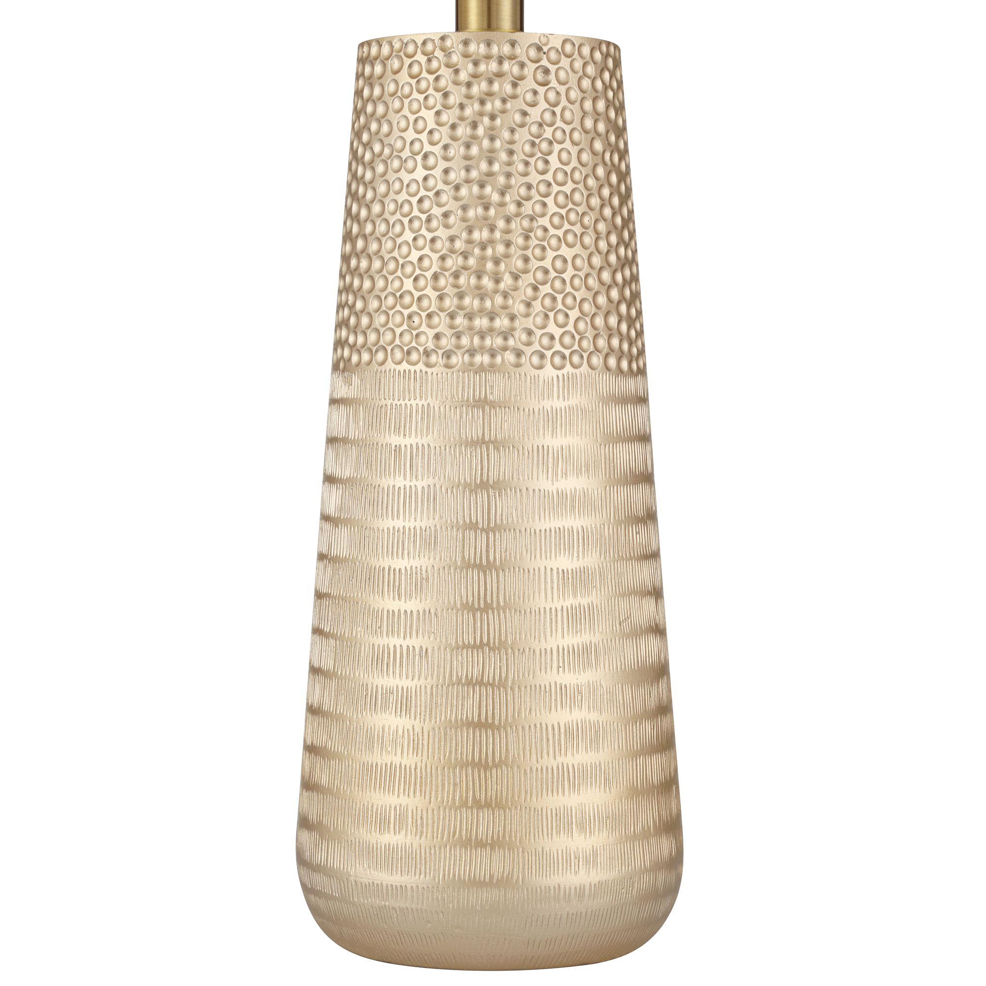 Image 6 Oswaldo 25 1/4" Textured Gold Modern Table Lamps Set of 2 more views