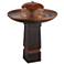 Oswego 31 1/2" High Rustic Modern Rain Fountain with Light