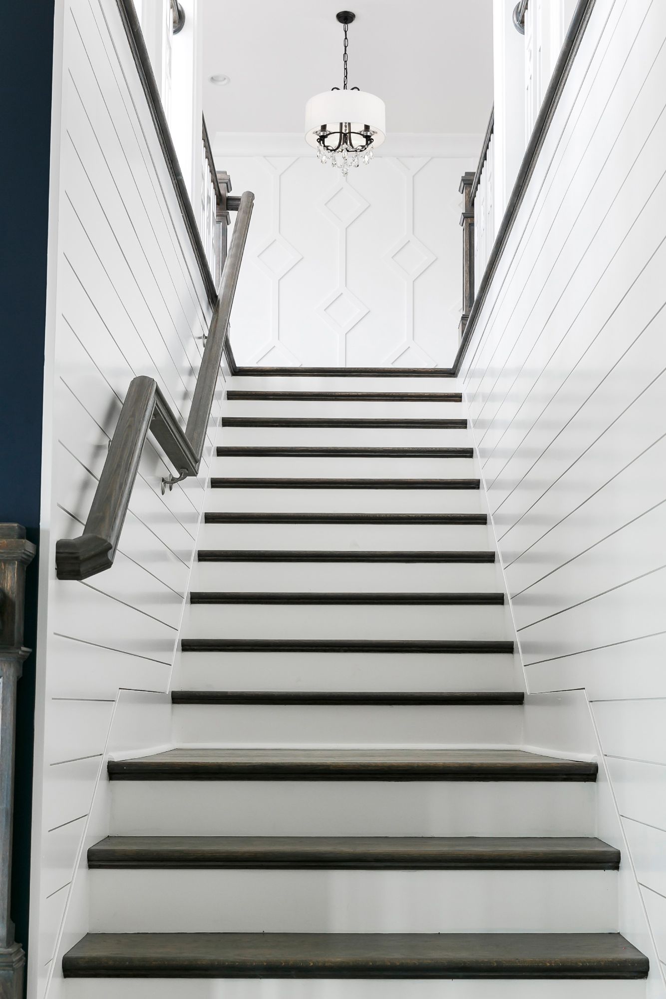 Othello 14" Wide Matte Black Crystal 3-Light Chandelier in scene