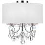 2_Othello 14" Wide Polished Chrome 3-Light Ceiling Light
