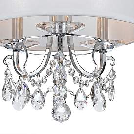 Image4 of Othello 14" Wide Polished Chrome 3-Light Ceiling Light more views