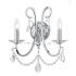 Othello 15 3/4" High Chrome Hand-Cut Crystal Wall Sconce