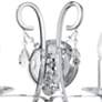 2_Othello 15 3/4" High Chrome Hand-Cut Crystal Wall Sconce more views