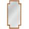 Oti Antique Gold Leaf 24" x 48" Rectangular Wall Mirror