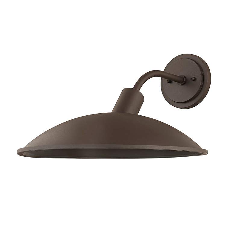 Image 1 Otis 10 3/4 inch High Textured Bronze Outdoor Wall Light