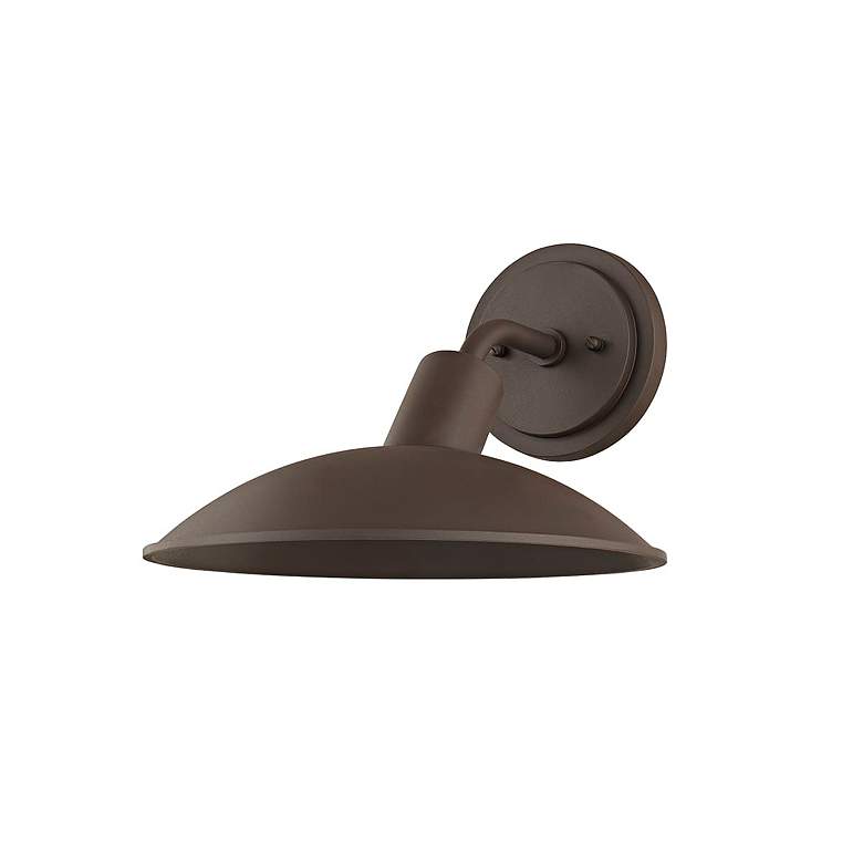 Image 1 Otis 8 3/4 inch High Textured Bronze Outdoor Wall Light